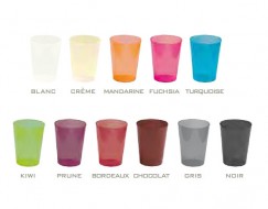 Gobelets en couleur
